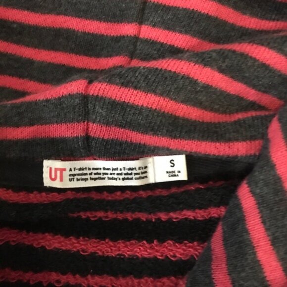 Uniqlo x Kitson knit striped long hoodie leggings length - Picture 4 of 6